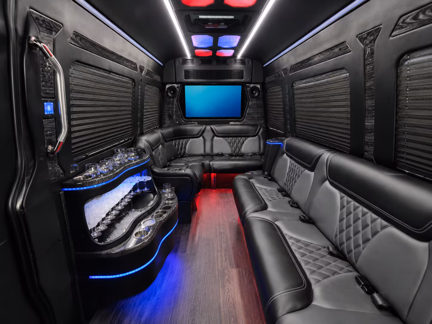 indio corporate event transportation onboard seating