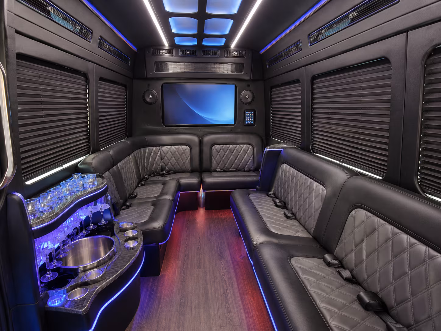indio party bus interior